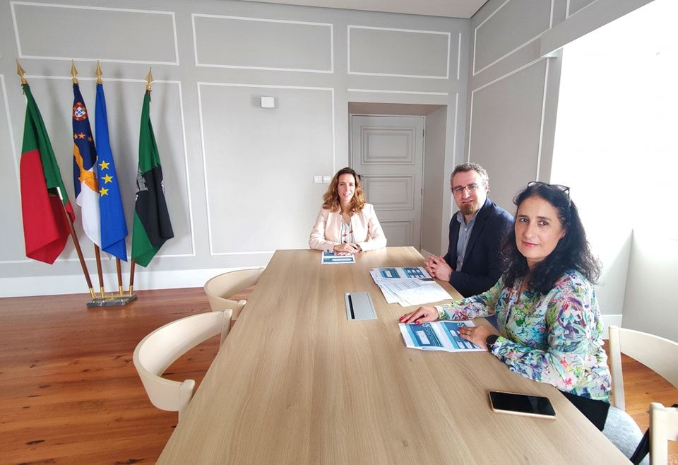 Audiência com a Presidente da Câmara Municipal das Lajes do Pico