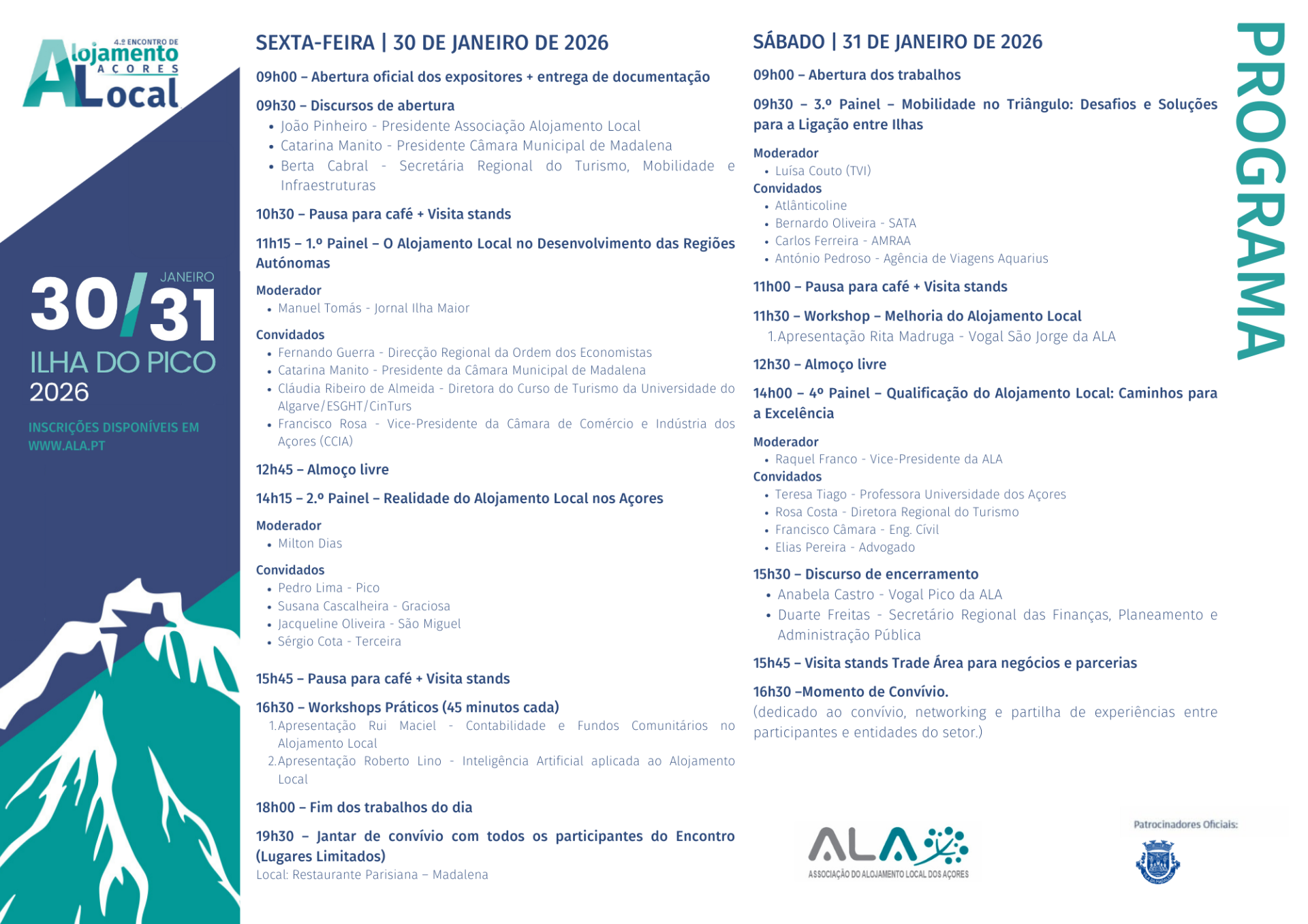 4° Encontro do Alojamento Local dos Açores