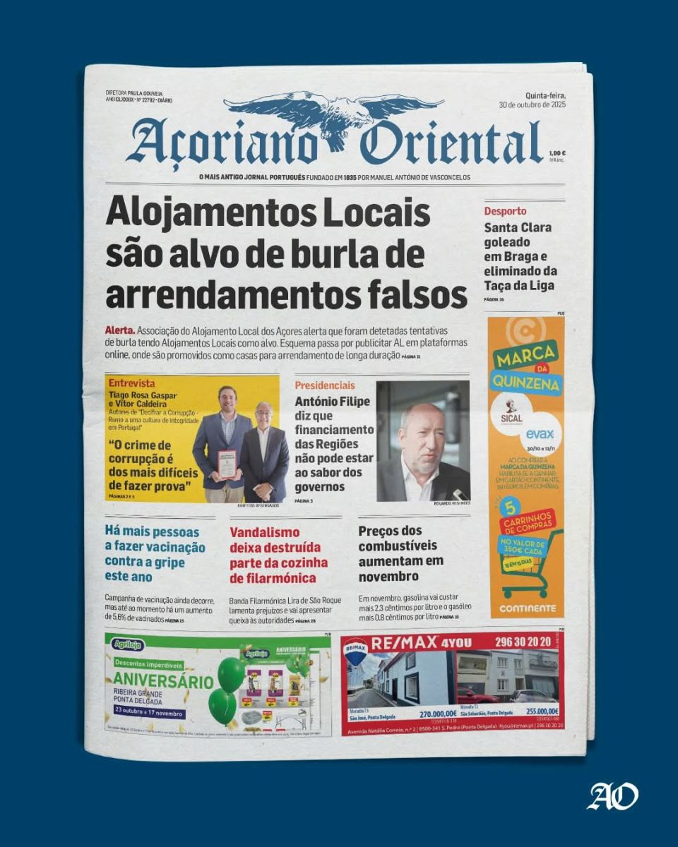 Associação alerta para tentativa de burla nos alojamentos locais