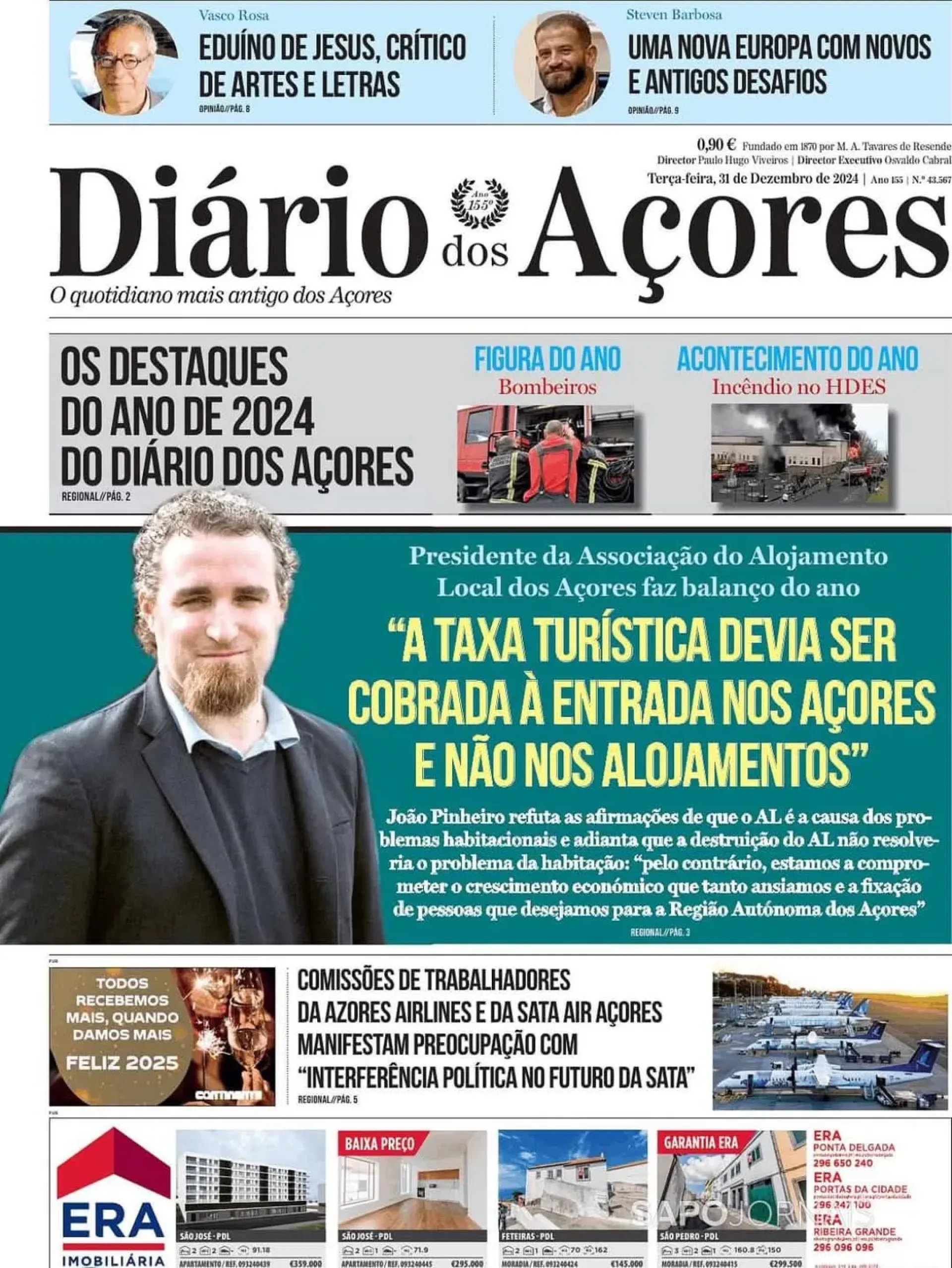 ALA considera que “2024 foi ano de desafios e de conquistas para o sector do Alojamento Local”